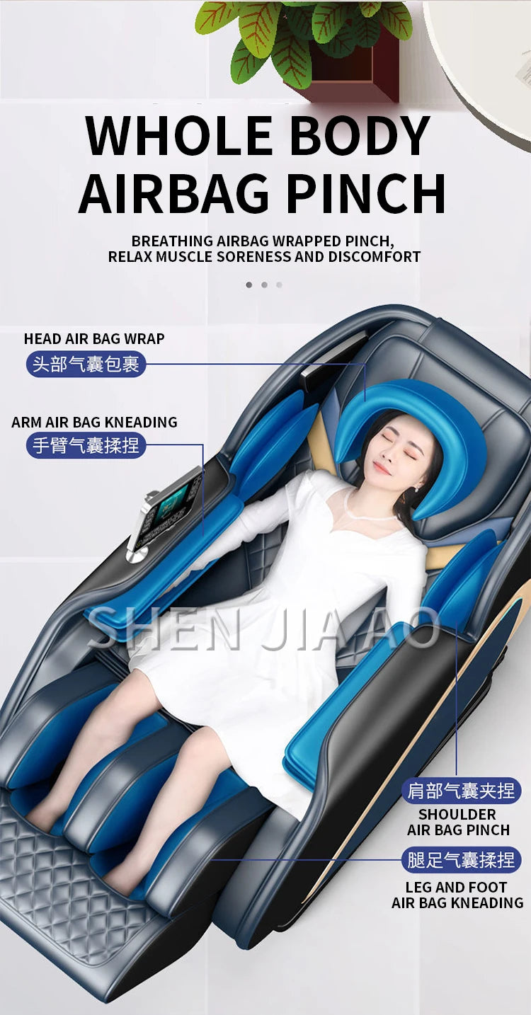 PM-W9 Raumkapsel-Massagesessel Bluetooth-Musik Automatische Ganzkörper-Massage Couch für zu Hause