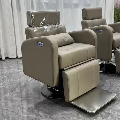 Kopftherapie Elektrischer Schönheits-Haarstuhl Multifunktionaler Augenbrauenrasier- und Ablagestuhl Physiotherapie Gesundheitsstuhl