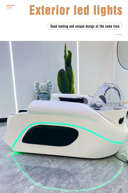 Head Spa Bed Massage Therapy Hair Shampoo Washing Electric Luxury Head Spa Beds