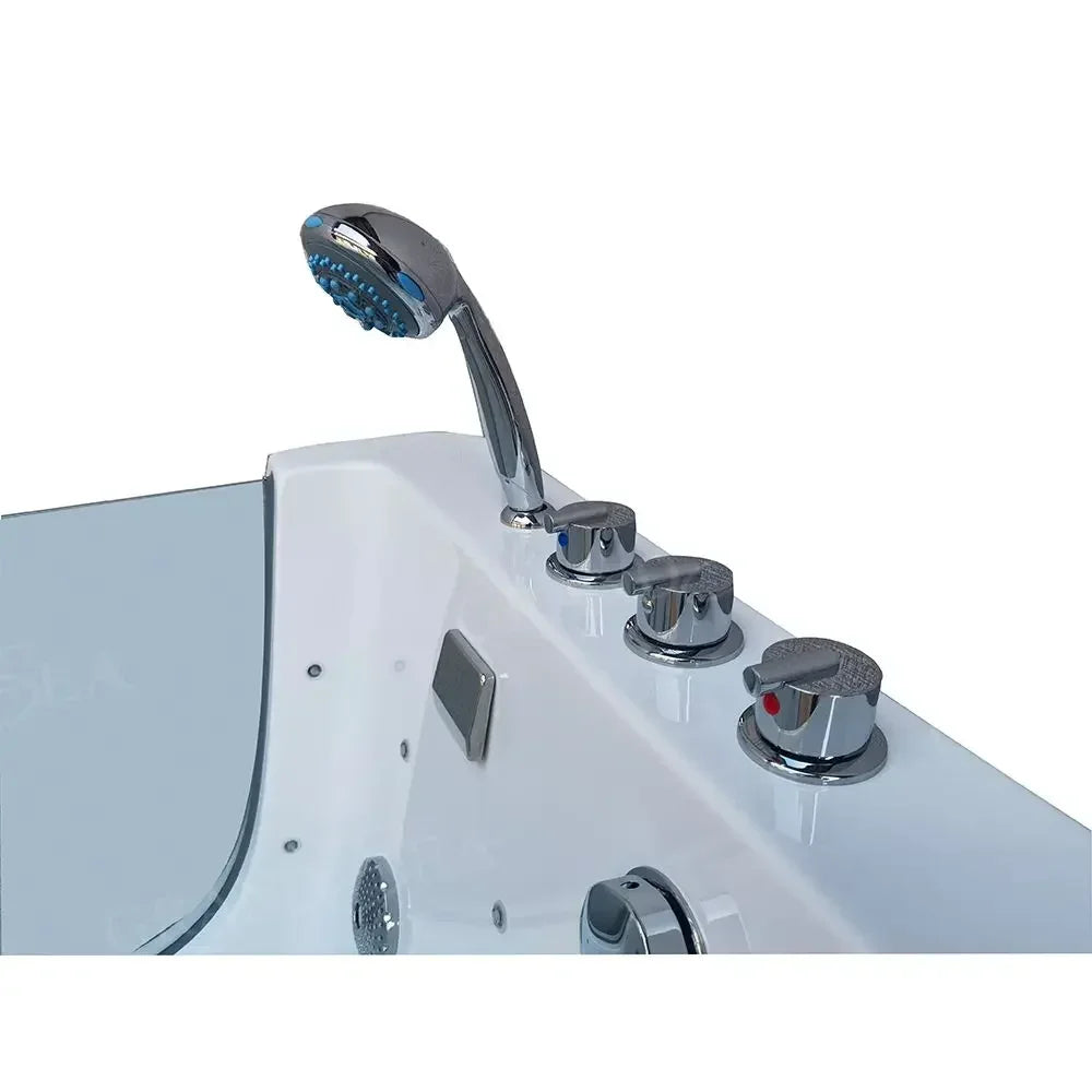Freestanding Installation Baby Spa Equipment White Bathtub for Children and Kids Baby Soaking Bathtub