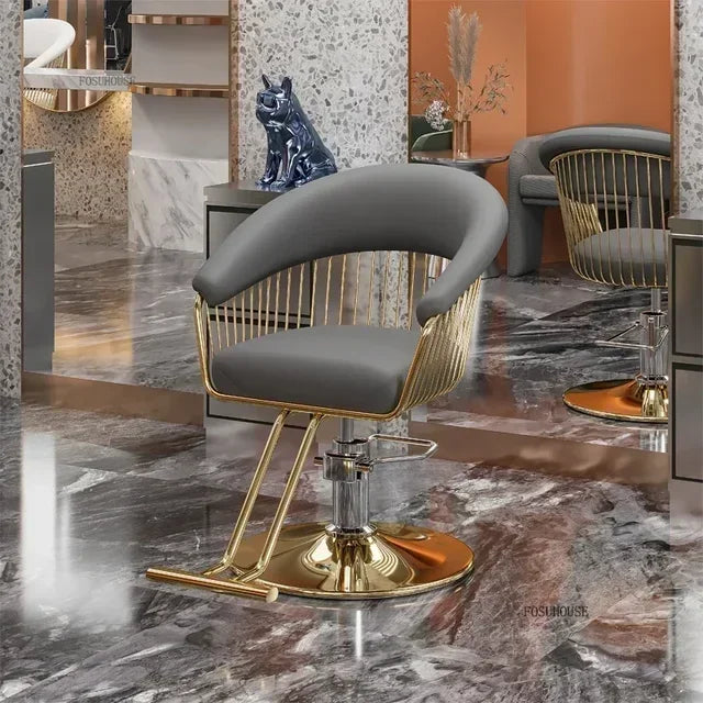 Nordic Salonmöbel Friseurstühle Friseursalon Professioneller Friseurstuhl Hebebarer Drehstuhl Schönheitssalon Friseurstuhl
