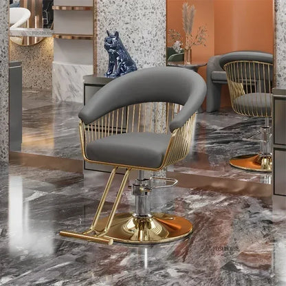Nordic Salonmöbel Friseurstühle Friseursalon Professioneller Friseurstuhl Hebebarer Drehstuhl Schönheitssalon Friseurstuhl