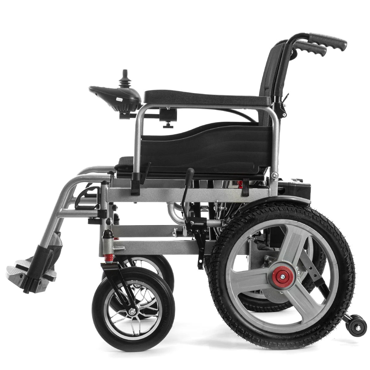 2024 Hot Sale Indonesia Ultra Lightest Cheap Steel Wheel Chair Travel Beach Foldable Portable Electric Wheelchair For Adults