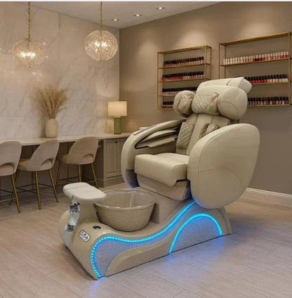 Professional No Plumbing Luxury Foot Spa Pedicure Chair With Massage