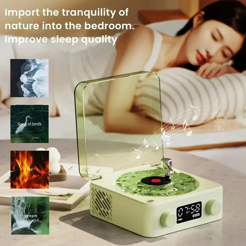 Mini Retro Bluetooth Speaker with White Noise & 3D Ambience
