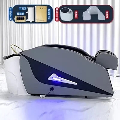 Intelligente Massageshampoo-Stühle Friseursalon Dusch-Friseurwaschbecken Wasserkreislauf Begasungs-Salonmöbel Champú