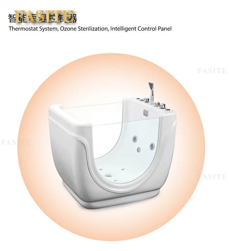 Cross-border acrylic children's baby pool infant thermostatic doll bathtub
