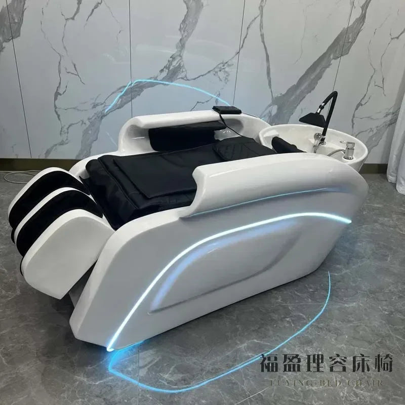 LTT electric smart shampoo bed barber shop hair shop semi-automatic flushing bed