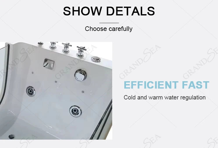 Top 1002 Baby Spa Bath Freestanding Acrylic Jet Spa Bath
