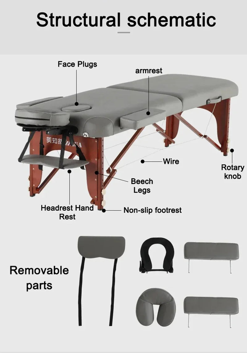 Massage Portable Stretchers Professional Stretcher Luxury Comfortable Spa Bed Folding Table Aesthetic Camas Y Muebles Beauty De