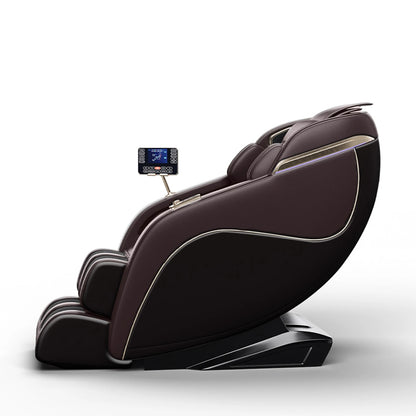 Luxus trifft auf Technologie! Schwereloser Massagesessel mit SL-Schiene, Shiatsu, beheizter Rücken- & Wadenmassage, Fußrollen,