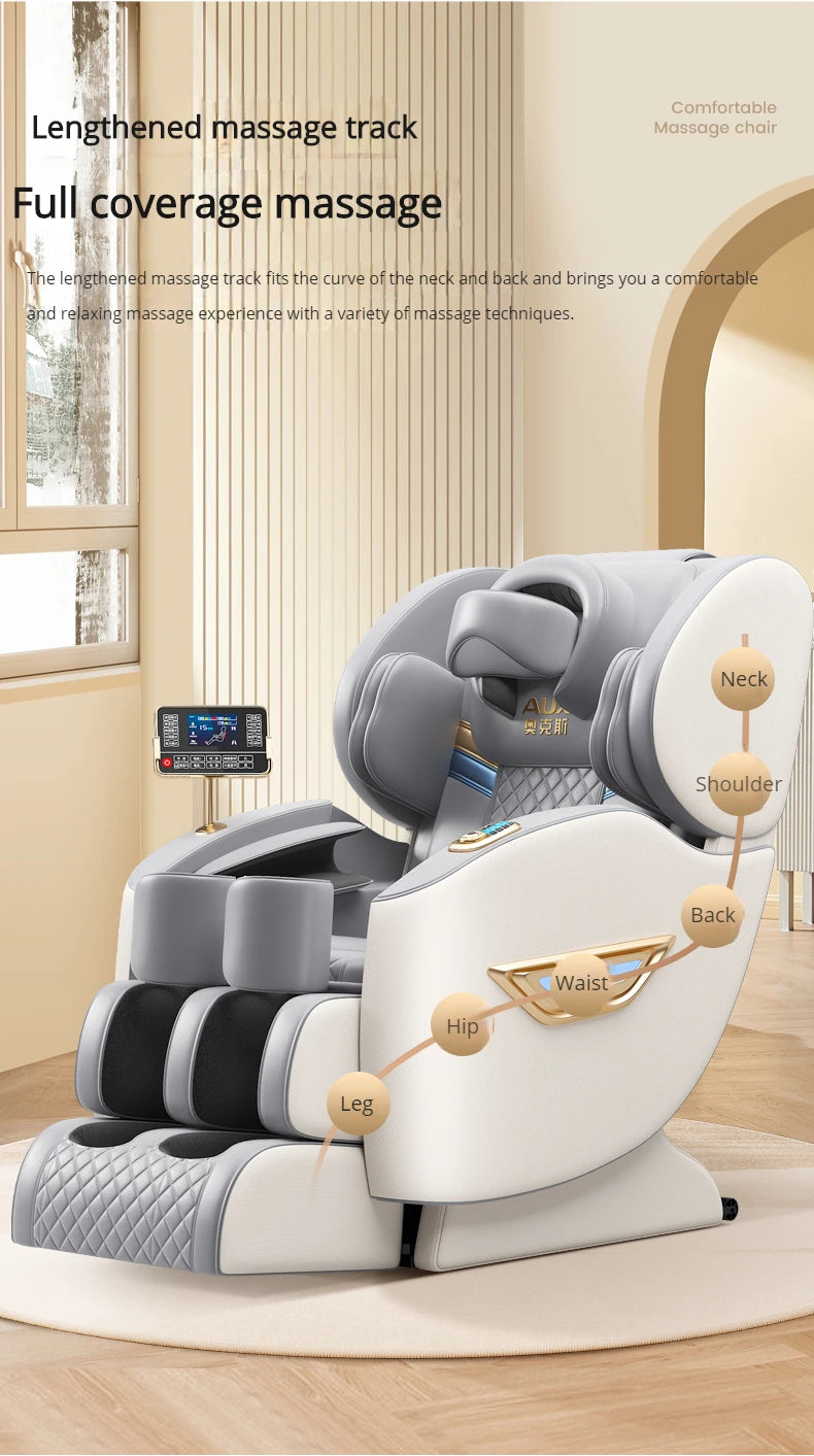 OEM Modern Shiatsu Massager Blood Circulation SL Track Full Body Luxury 4d Ai Zero Gravity Massage Chair