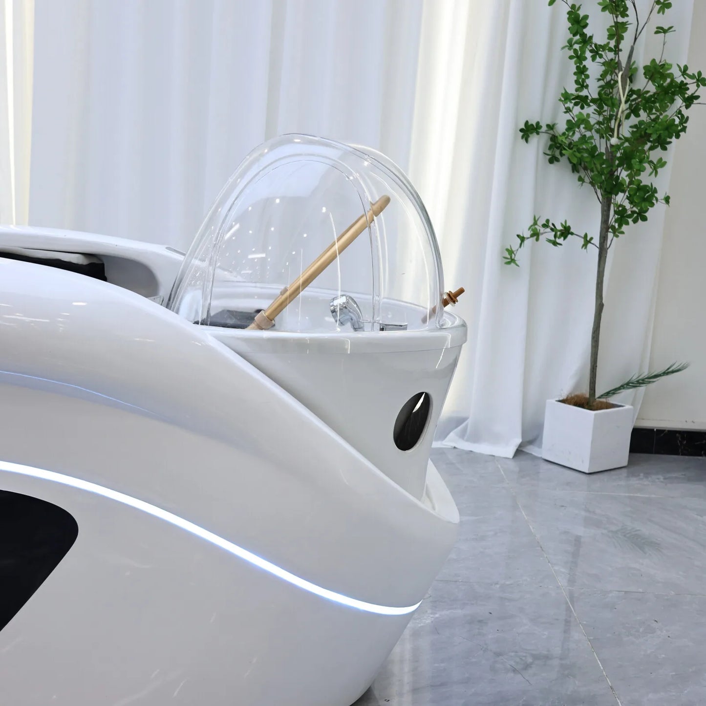 Premium automatisches Massage-Haarwaschbett | Markensalon-Shop Massagetisch | Kommerzielle Saloneinrichtung
