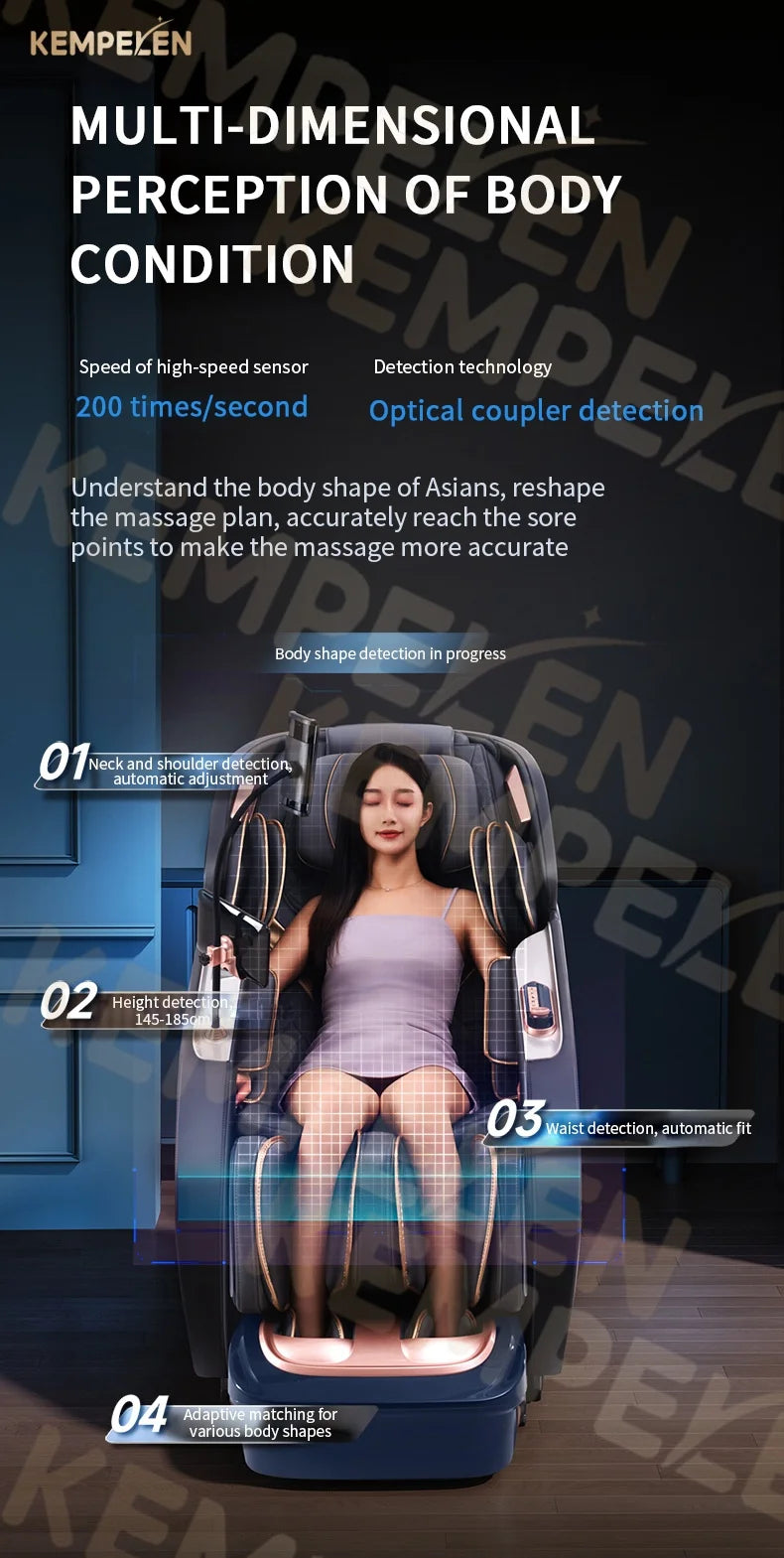 Dual-Core 4D All-in-One Massage Chair | Full Body SL Track & Zero Gravity | Advanced Leg & Foot Comfort