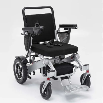 Leichter Elektrorollstuhl aus Aluminiumlegierung, faltbarer Lithiumbatterie-Invalidenroller