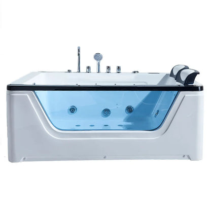 Große Wasserfall-Surfing-Jacuzzi-Acrylbadewanne kleine Wohnung, freistehende Badewanne für den Haushalt mit konstanter Temperatur