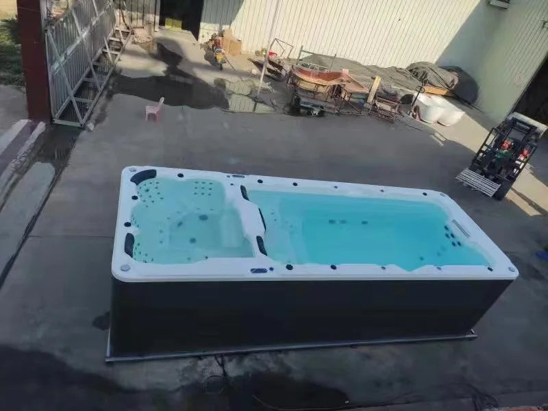 5850X2250X1500mm 8 Personen Schwimmbad Whirlpool Badewanne Acryl Hydromassage Surfmassage SPA H5850A