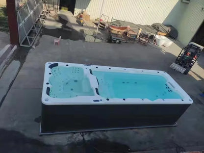 5850X2250X1500mm 8 Personen Schwimmbad Whirlpool Badewanne Acryl Hydromassage Surfmassage SPA H5850A