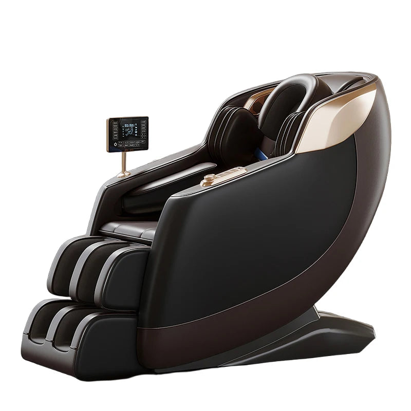High-End Black 3D Zero Gravity Massage Sofa Chair Quickly Relieves Body Fatigue With Air Pressure Technology