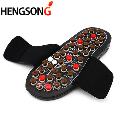 Acupoint Massage Slippers Massager Shoes For Feet Unisex Flop Health Care Rotating Feet Chinese Acupressure Home Flip