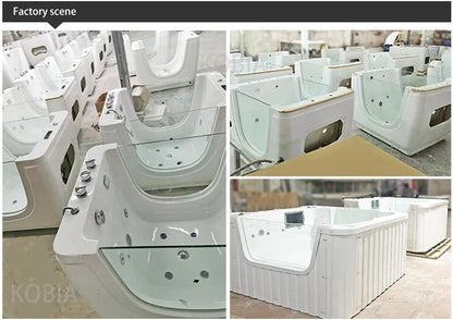 Hot selling baby spa with shower handle newborn baby tub