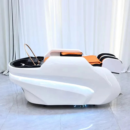 Customization Color 4D Full Body Massage Shampoo Bed Beauty Salon Hair Washing Spa Head Therapy Bed for Barbershop