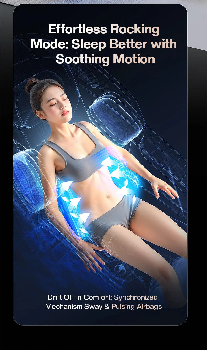 Dual Core 4D Electric Massage Chair Thai Stretch Electric Leg Lift Massage Triple Control Operation‌ Home Office Leisure Sofa