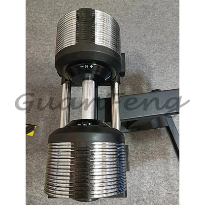 for2024 New Arrivals OEM 2.2LB Increments Adjustable Dumbbell 70LB 80LB Free Weights Gym Dumbbells Set