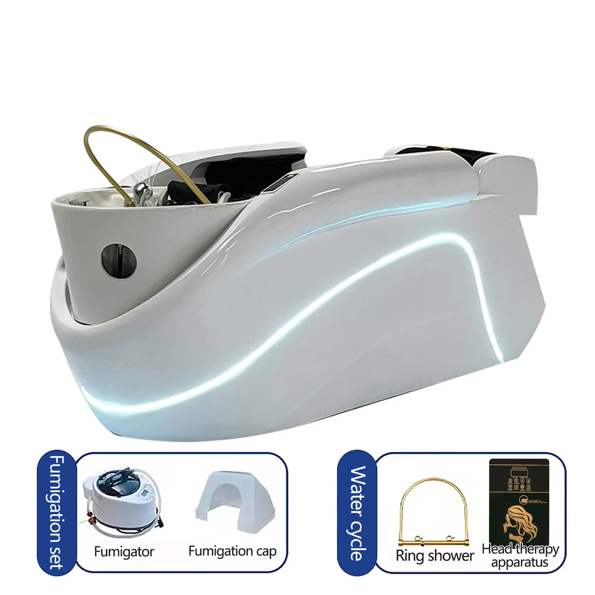 Funky Zirkulation Liegende Intelligente Salonstühle Wohnzimmer Nagel Friseur Waschstuhl Haarausstattung Cama Champú Rendy Möbel