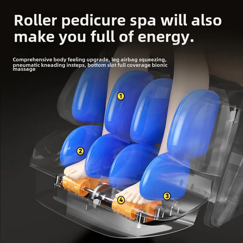 Massage Chair Full Body New Model Home Office Factory Electric Heating Kneading Luxury Zero Gravity Recliner Massage Chair