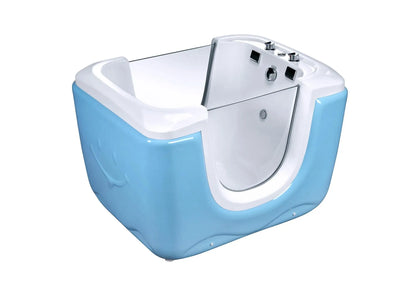 Sunrans Wholesale Freestanding Acrylic Dog Grooming Bath Tub Pet Spa Whirlpool Massage Bathtub for Pets