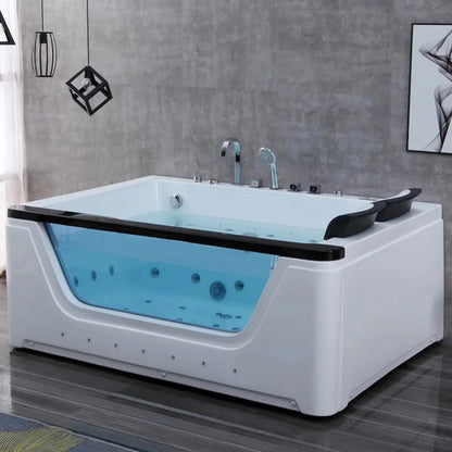 Große Wasserfall-Surfing-Jacuzzi-Acrylbadewanne kleine Wohnung, freistehende Badewanne für den Haushalt mit konstanter Temperatur