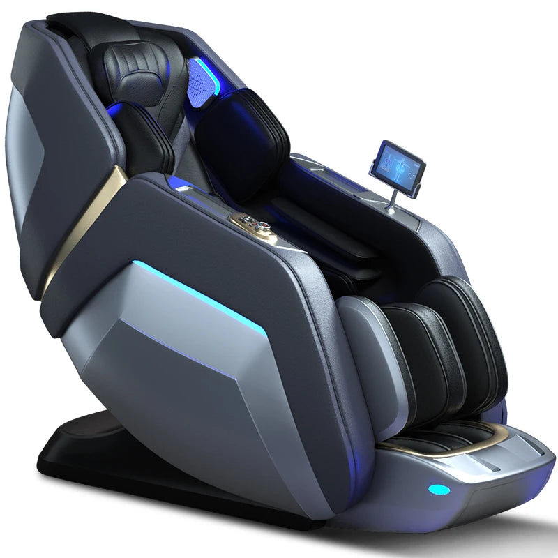 Bester Luxus 2024 High-End Elektrischer 4D 3D Zero Gravity Ganzkörper-Stretching-Massagesessel Ganzkörpermassagegerät