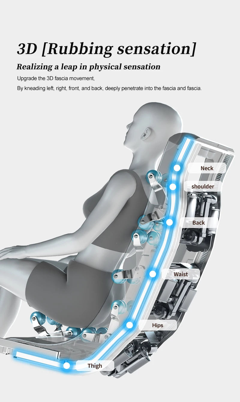 Electric Office Full Body Luxury Chair Massage  Full Body Not Second Hand Pedicure Spa 3D Massage Chair