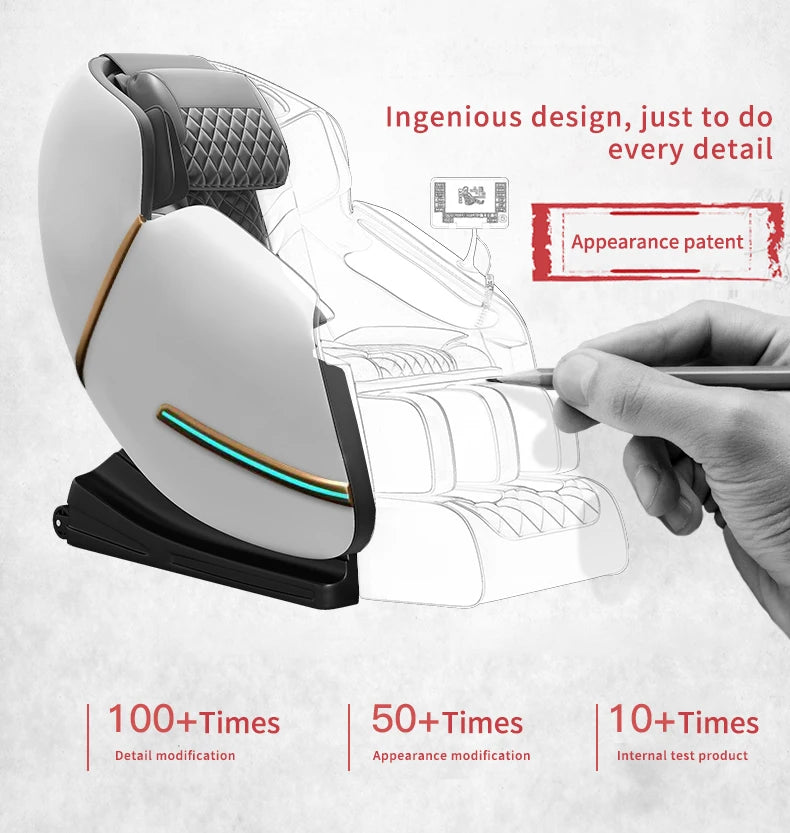 Shiatsu Stretch Full Body Massage Armchair 4d Massage Chair