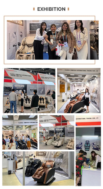 2025 Luxus Shiatsu Zero Gravity Ganzkörper-Massagesessel elektrisch mit SL-Track Multifunktions-Timing-Steuerung Massagesessel