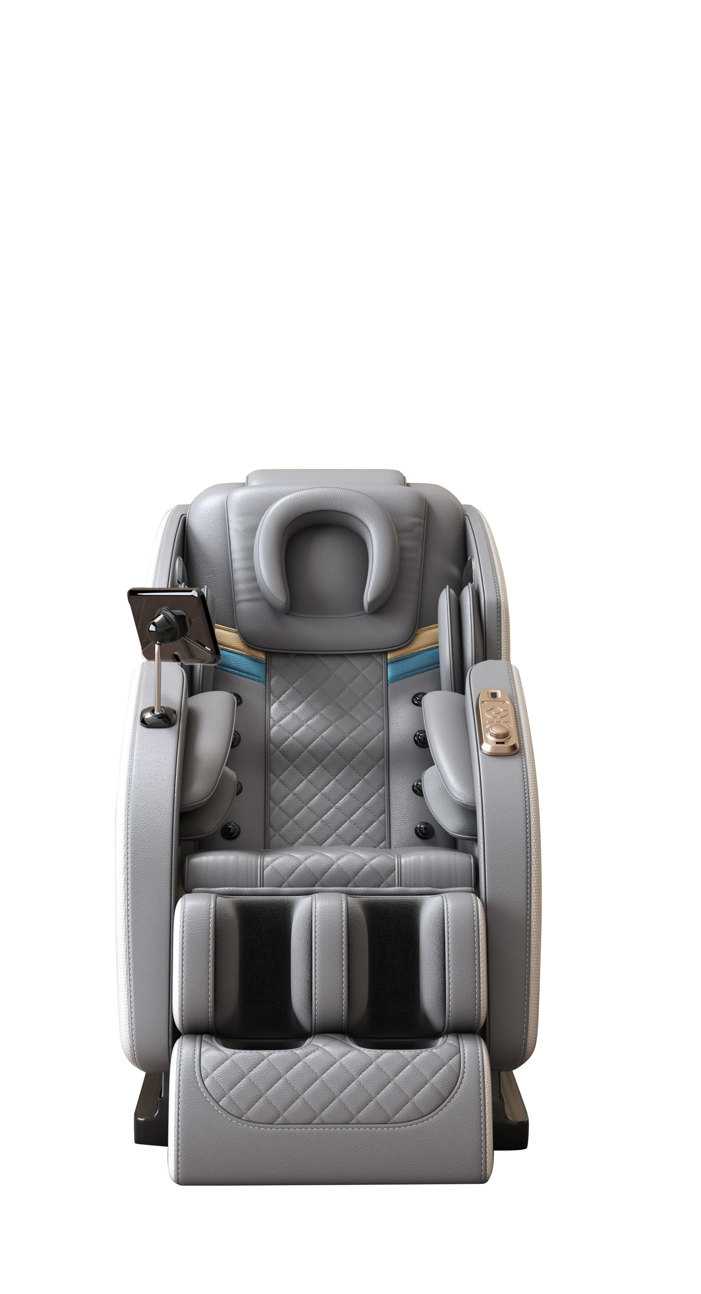 Style moderne maison meubles de luxe en cuir véritable Commercial sain USB connecter chaise de Massage intelligente télécommande pour le corps