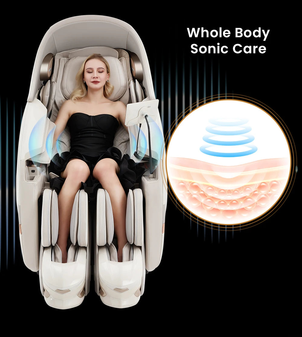 Body 5d Sound Wave Tech Massage Movement Voice Control Massage Chair 2026