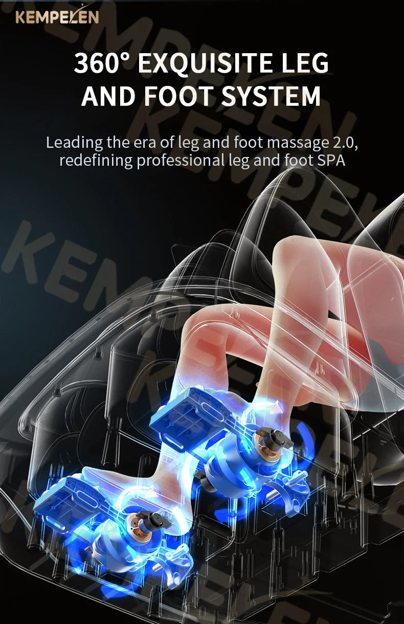 Dual-Core 4D All-in-One Massage Chair | Full Body SL Track & Zero Gravity | Advanced Leg & Foot Comfort