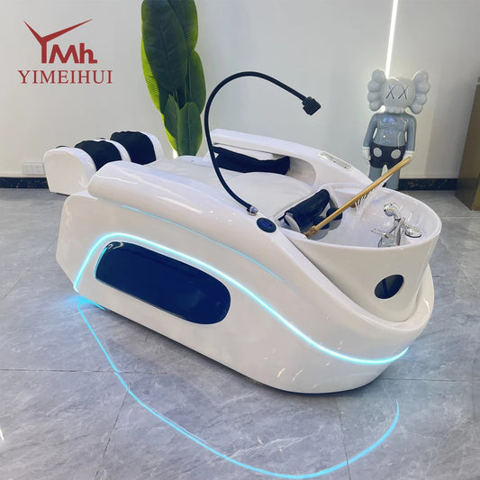 Kopf-Spa-Bett, Massagetherapie, Haarwäsche, elektrisches Luxus-Kopf-Spa-Bett
