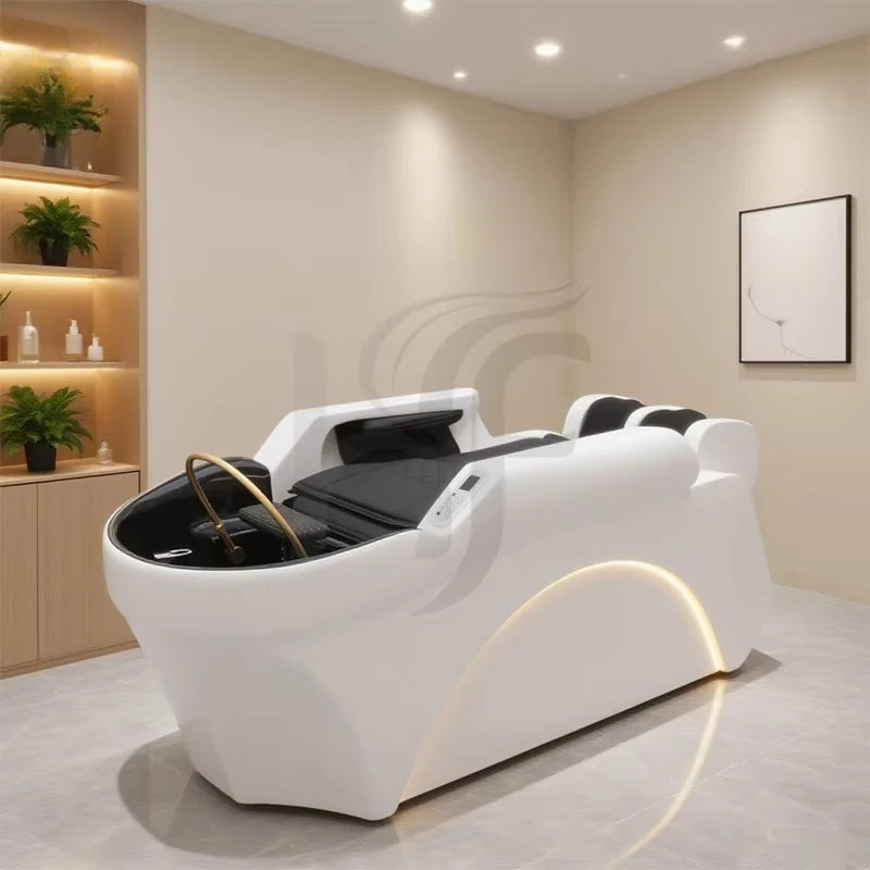 XinSheng Hair Salon Shampoo Bed Head SPA Fumigation Machine Electric Massage Table for Leisure Health Store Commercial Furniture