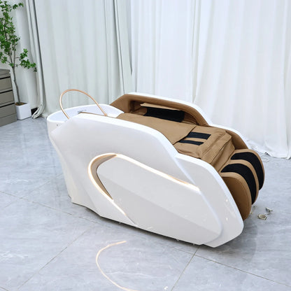 Friseur-Waschbecken für anspruchsvolle Gegenden, elektrisches Massagebett, Haarwaschbecken, Shampoo-Waschbecken, High-End-Friseursalon-Möbel