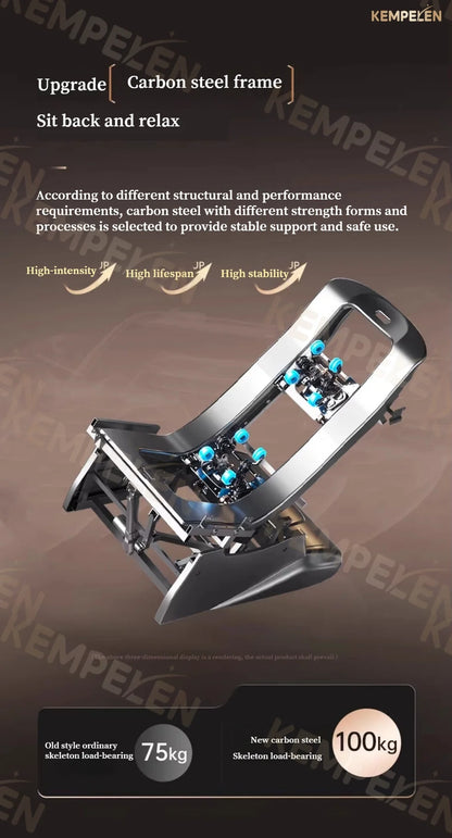 Dual-Core 4-Hand Massage Chair – Full Body Airbag Wrap, Optical Body Scan, Extended SL Track, Deep Leg & Foot Massage