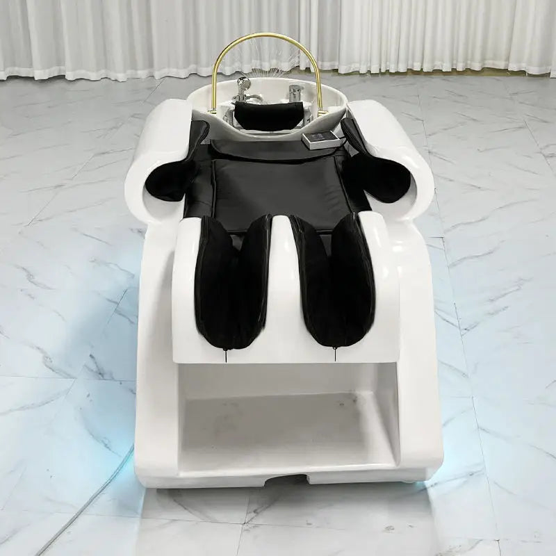 custom.Luxury 4D Full Body Massage Bag Massage Spa Shampoo Bed With Ceramic Basin