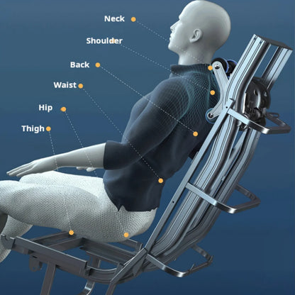 3 Jahre Garantie 4D-Elektrischer Massagesessel mit KI-Sprachsteuerung Fußsohlenroller Therapeutische Tiefenmassage Lendenwirbel-Thai-Stretching