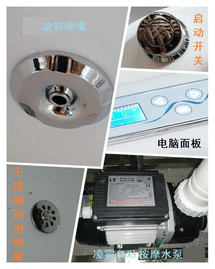 Outdoor swimming spa pool massage whirlpool& bathtub for 8 people 3560mm