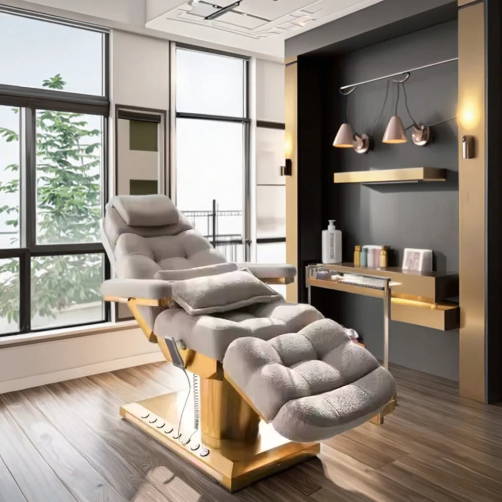 Modern Electric Lash Gesichtsbehandlungsliege für Schönheitssalon Möbel Luxus Massageliegen & -betten Elektrische Vibrationsmassagebank