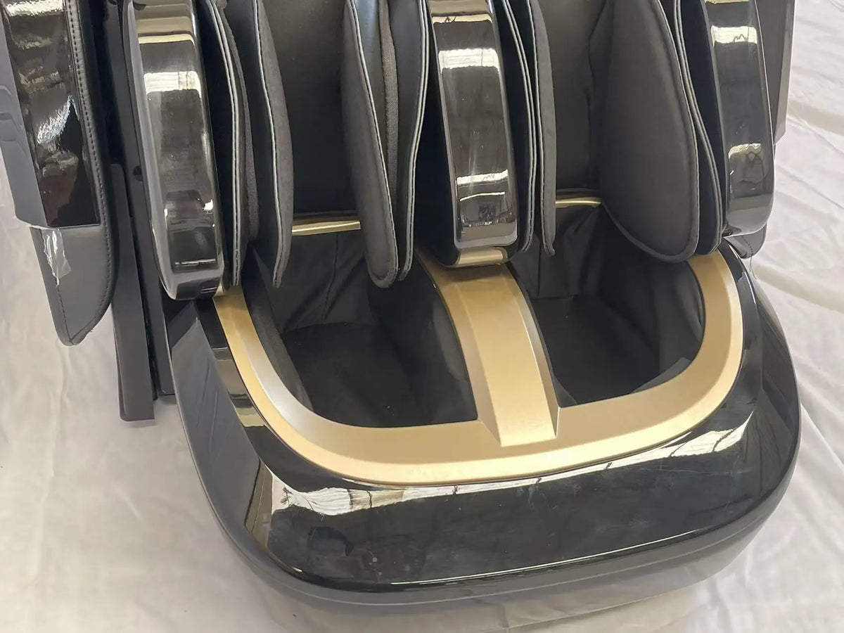 Großhandel Luxus-Ganzkörper-4D-Schwerelosigkeit-Shiatsu-Massage-Sessel mit elektrischer Heizung, moderner Stil, Taillen-, Bein-, Fußmassagefunktionen