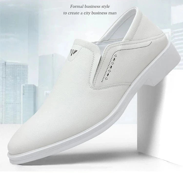 Herrenschuhe 2025 – Britische Designer-Schuhe mit spitzer Zehenpartie für Frühling/Herbst