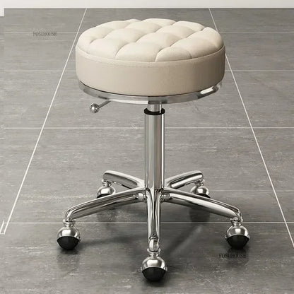 Nordic Salonmöbel Friseurstühle Friseursalon Professioneller Friseurstuhl Hebebarer Drehstuhl Schönheitssalon Friseurstuhl